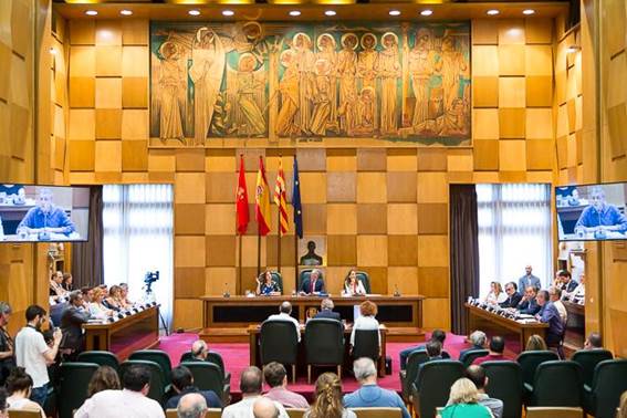 El Pleno del Ayuntamiento de Zaragoza celebra la primera sesión de la nueva  Corporación Municipal. Noticia. Ayuntamiento de Zaragoza
